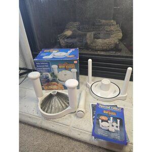 Great American Steakhouse Onion Machine Cookbk TeleBrands Complete
